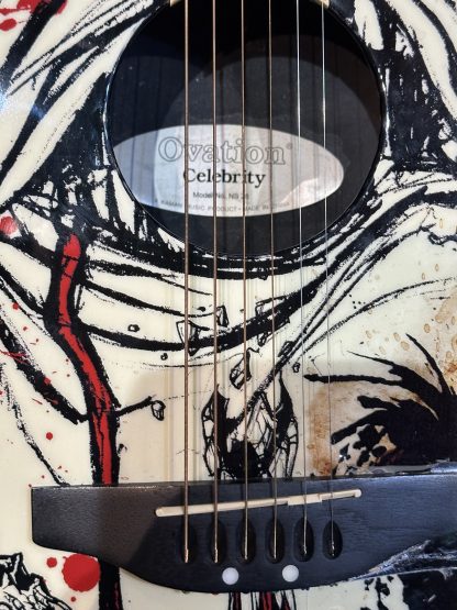 Ovation Celebrity NS-28 Nikki Sixx Heroin Diaries electro-acoustic guitar - Image 6