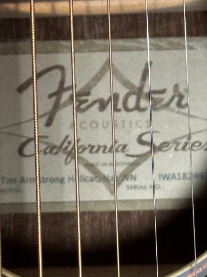 Fender Tim Armstrong Hellcat Electro Acoustic + Gator Case - Image 6