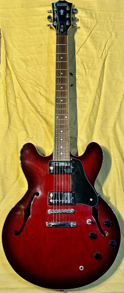 1980s Hohner Professional SE-35 semi-hollow body electric guitar - Image 2