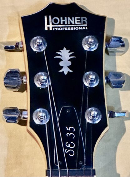 1980s Hohner Professional SE-35 semi-hollow body electric guitar - Image 5