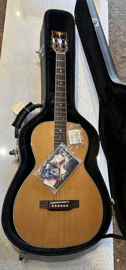 2014 Crafter PLT 8CD/N electro-acoustic parlour guitar - Image 9