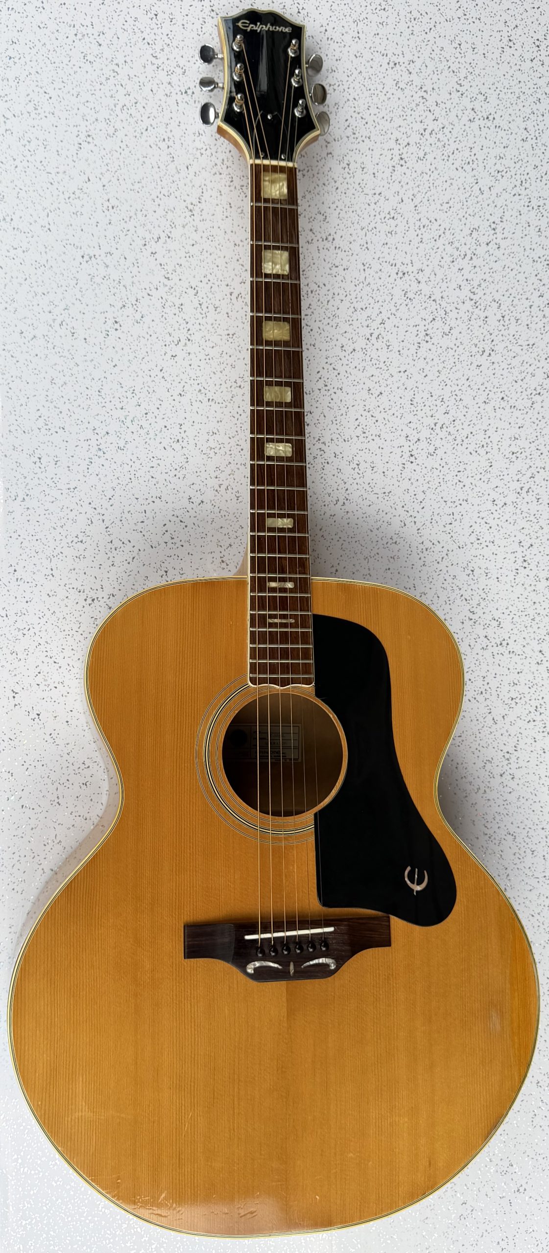 Epiphone FT-570 BL Sheraton Jumbo Acoustic Guitar - Image 2