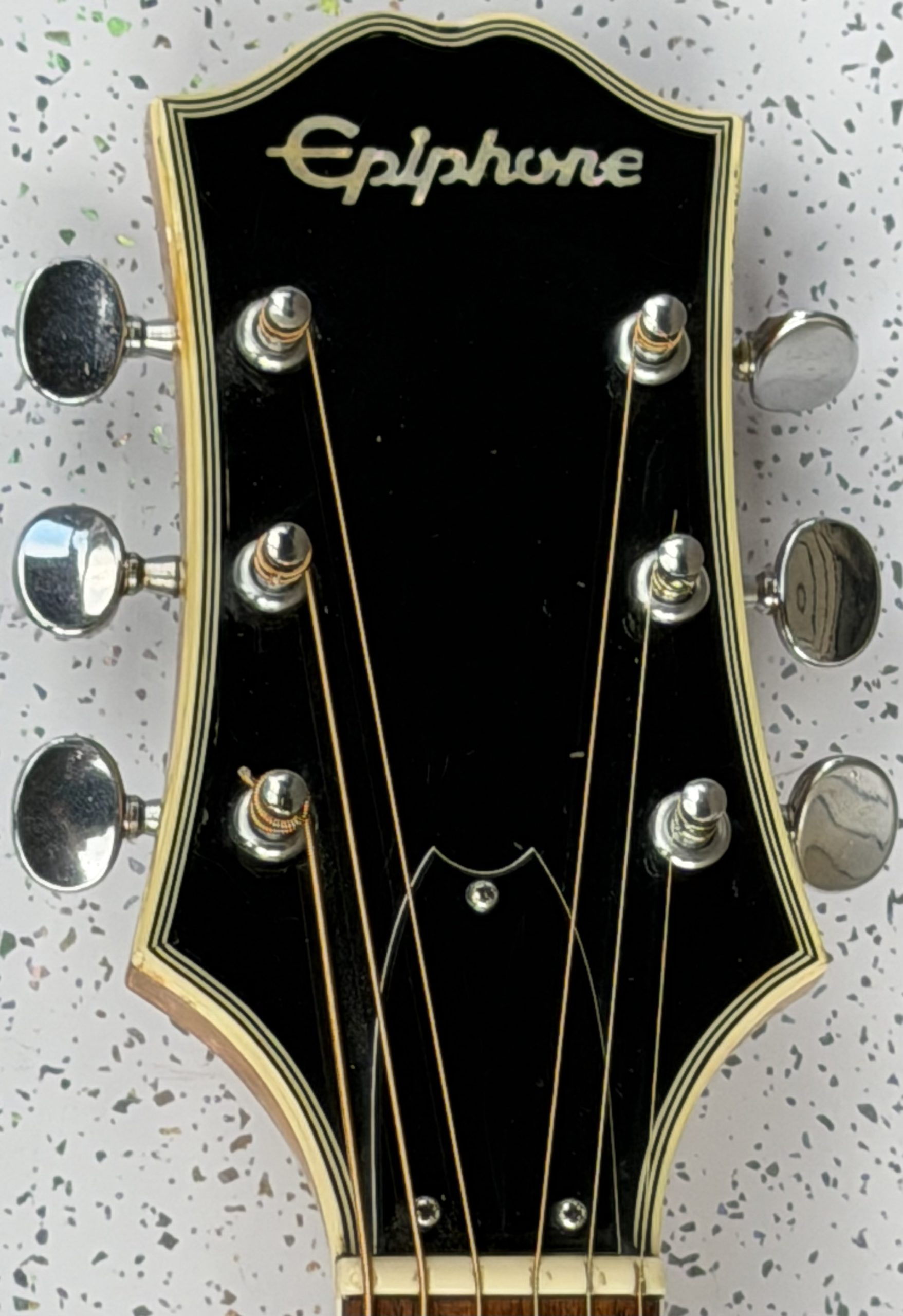 Epiphone FT-570 BL Sheraton Jumbo Acoustic Guitar - Image 5