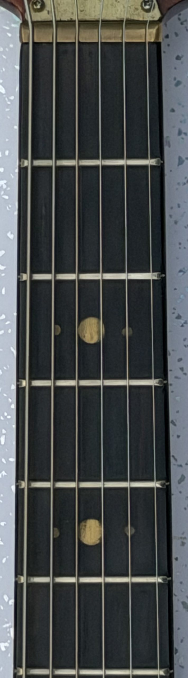 1980s Kay K-45 electric travel guitar - Image 4