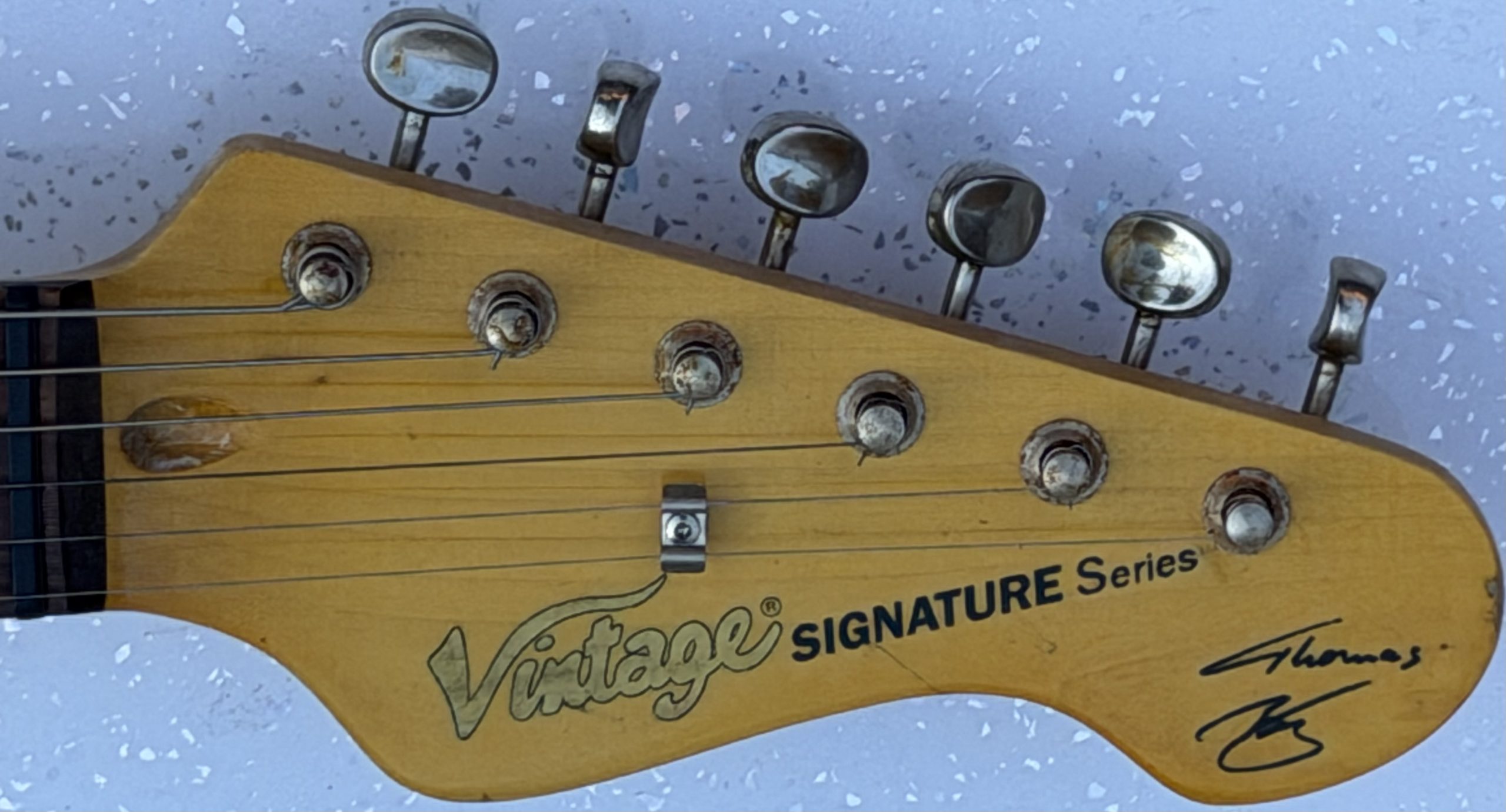 JHS Vintage V6MRTBG Thomas Blug Signature Electric Guitar - Image 5
