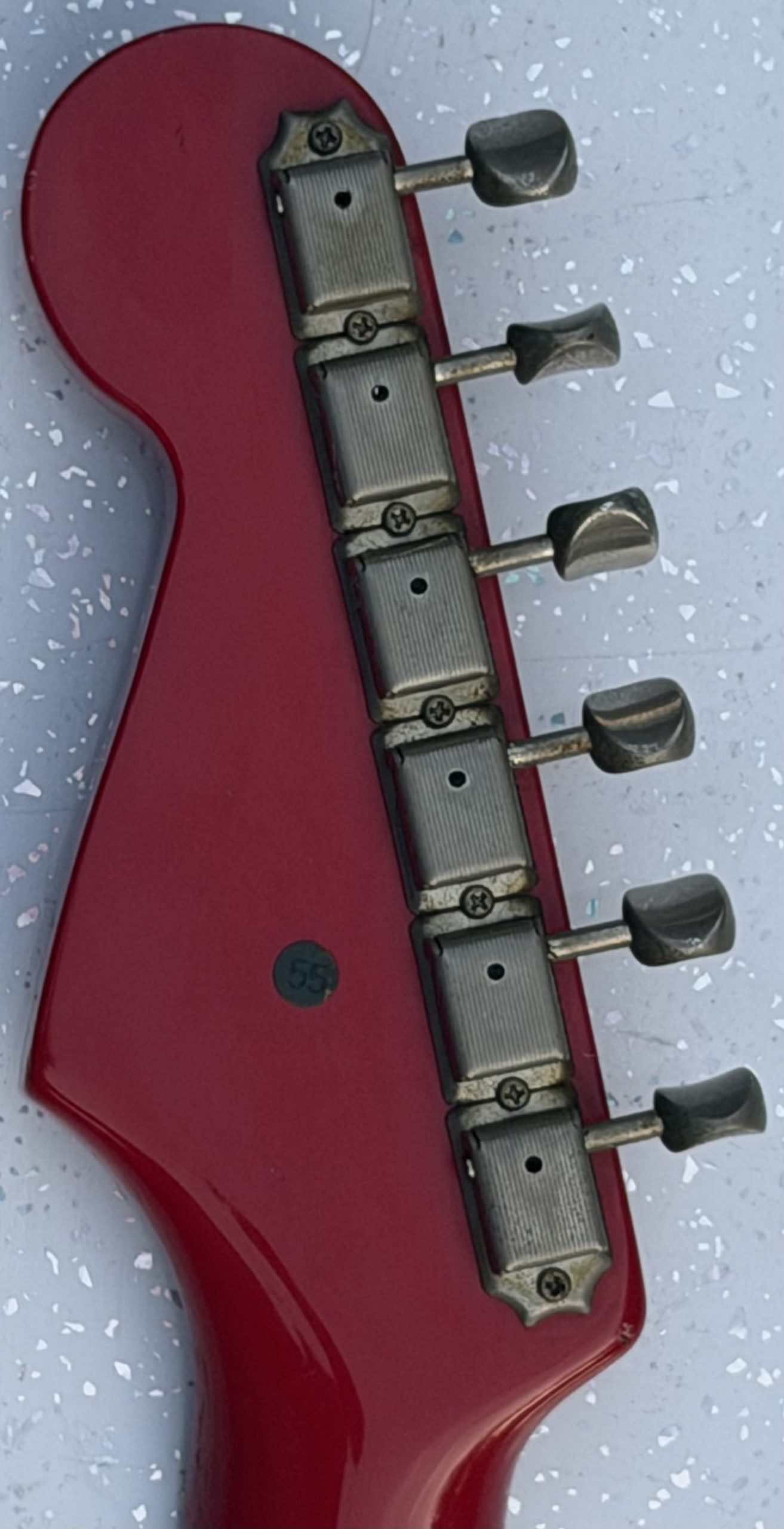 1980s Squier by Fender Contemporary Series JV Stratocaster SST-314H-55 electric guitar - Image 6