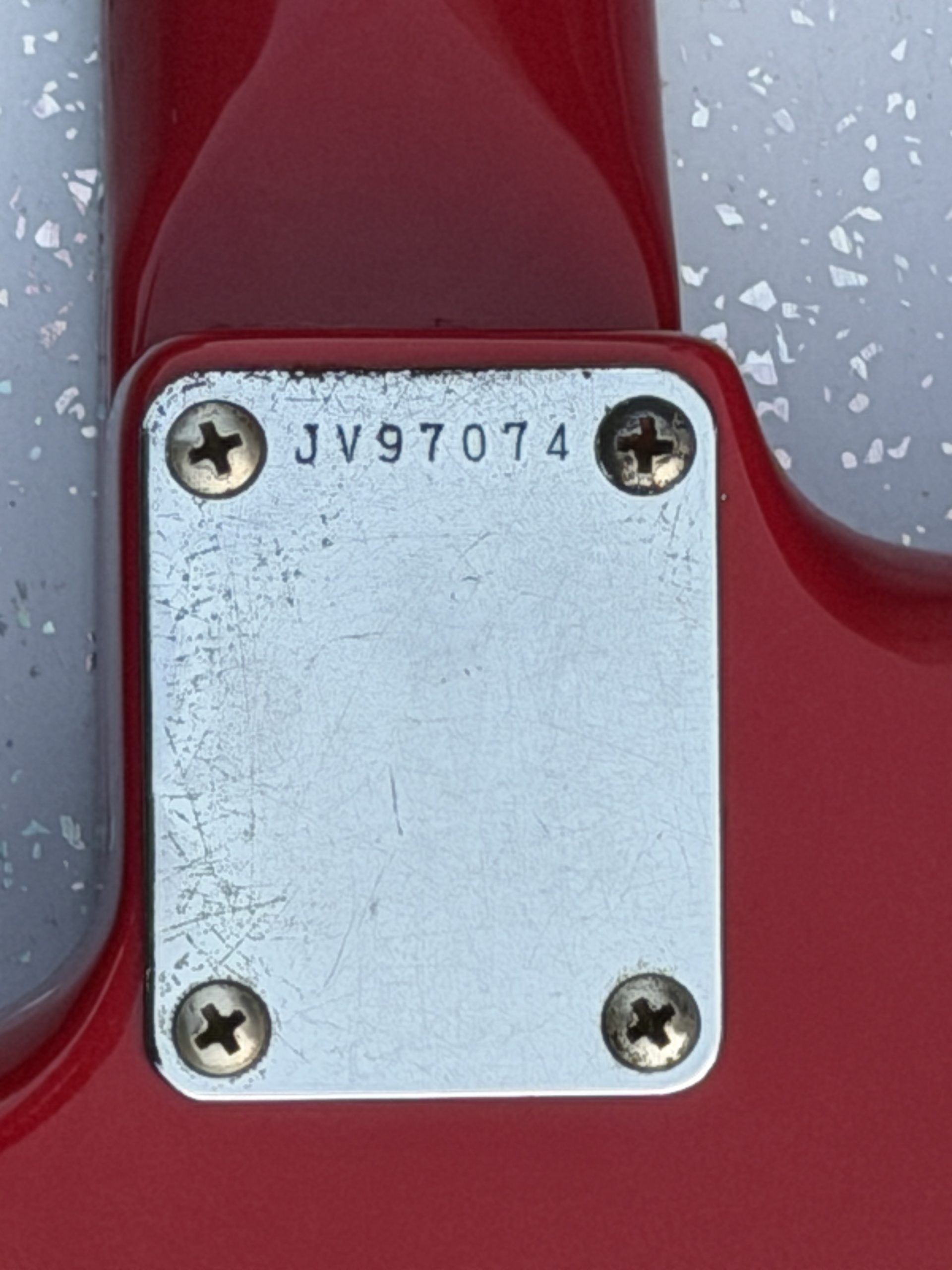 1980s Squier by Fender Contemporary Series JV Stratocaster SST-314H-55 electric guitar - Image 7