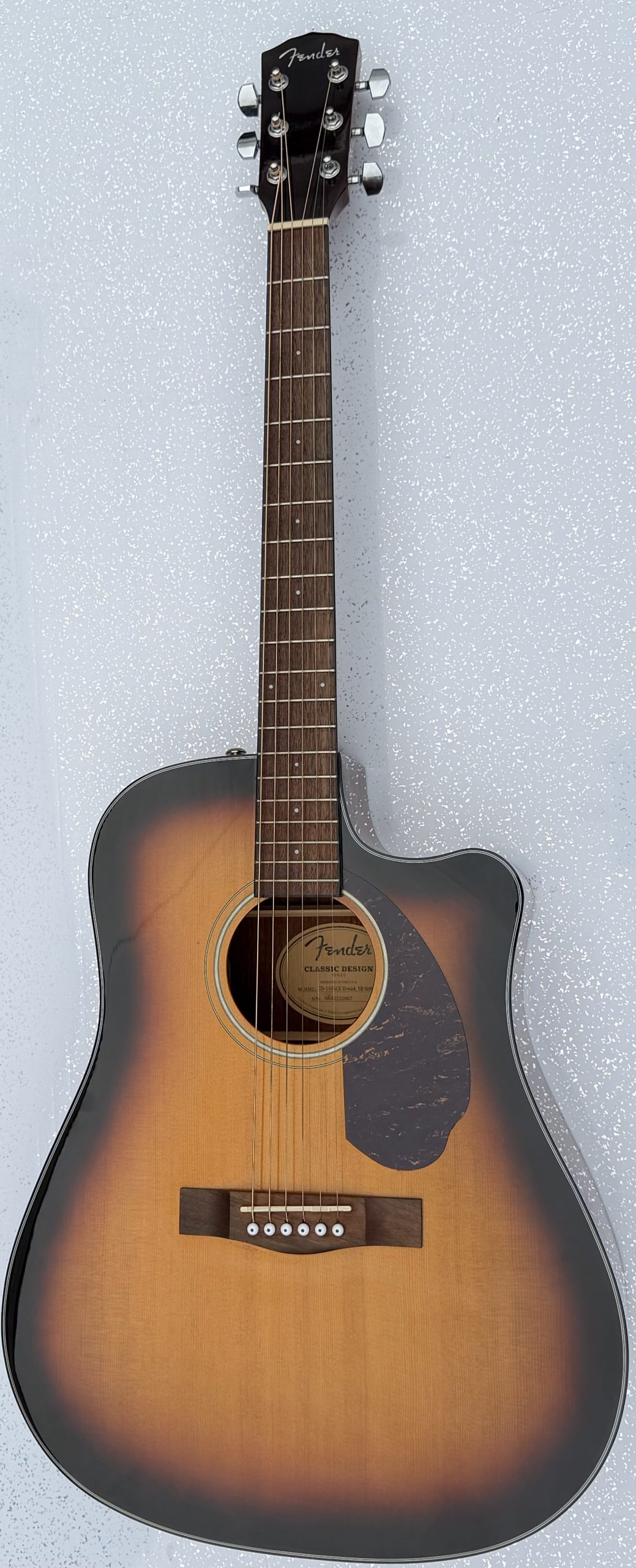 Fender CD-140SCE Dreadnought Electro Acoustic Guitar - Image 2