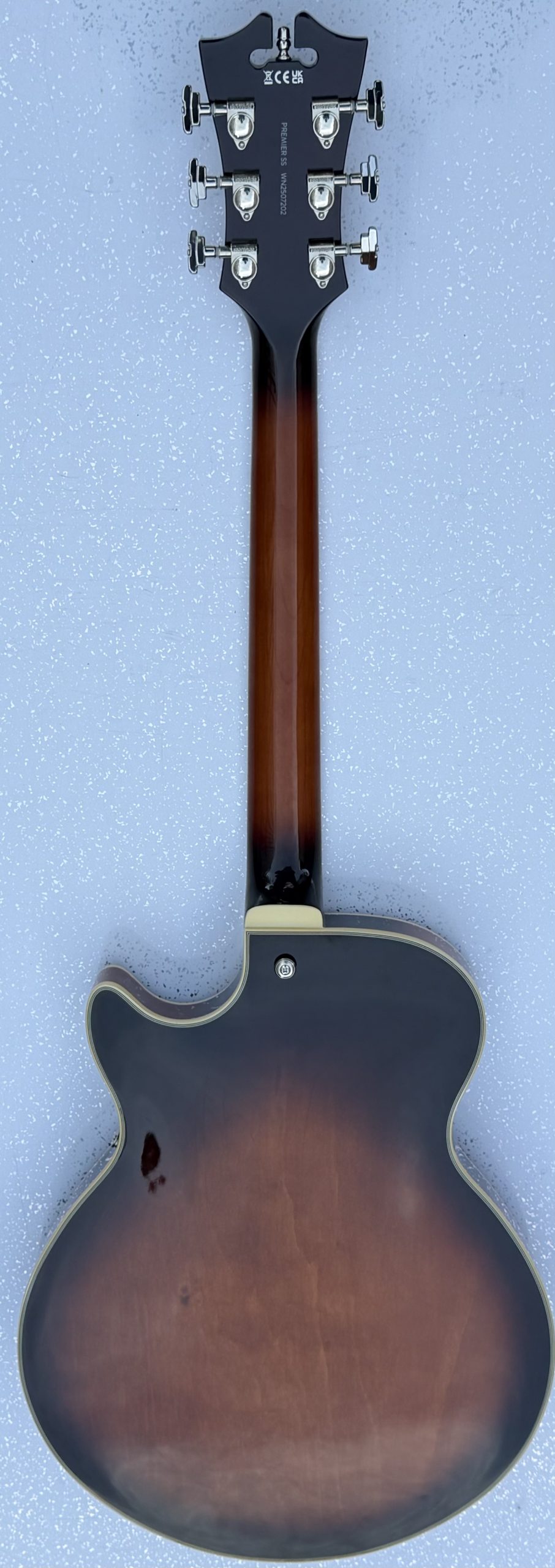 2025 D'Angelico Premier SS semi-hollow body electric guitar - Image 8