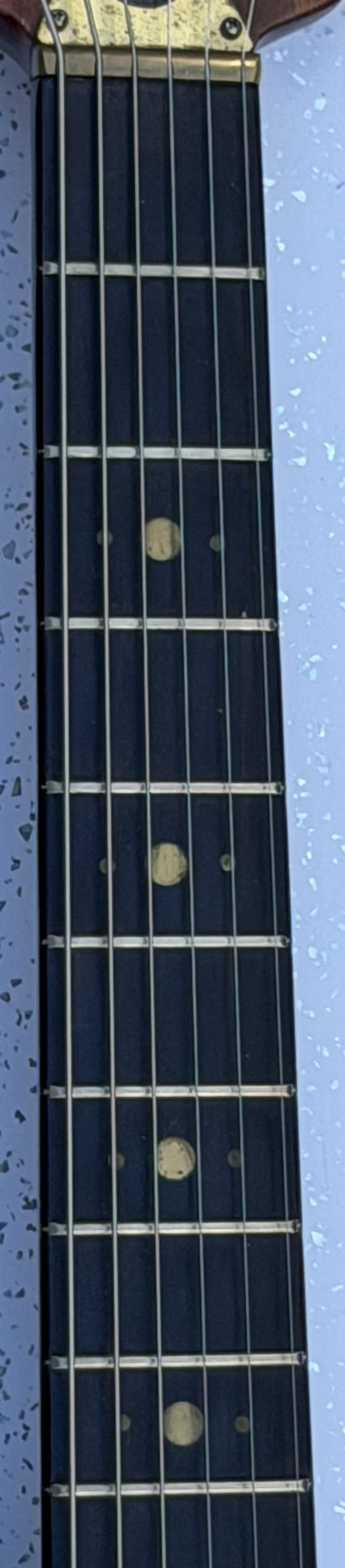 1980s Kay K-45 (The Rifle) electric travel guitar - Image 4
