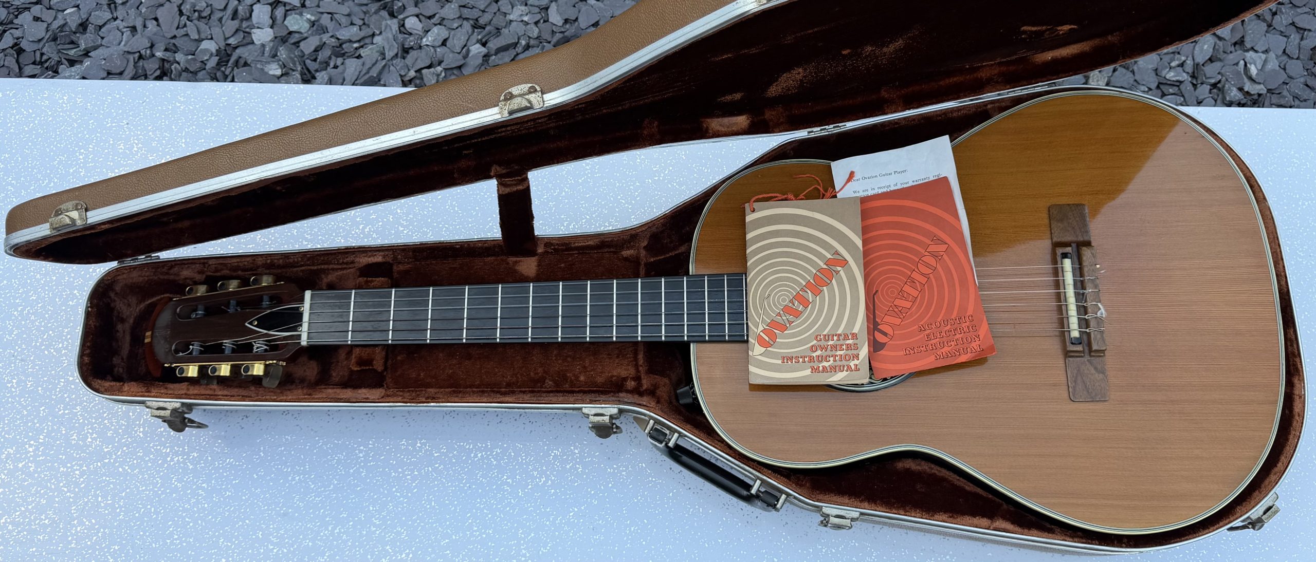 1970s Ovation Country 1613-4 Classic Electro-acoustic guitar, made in USA - Image 8