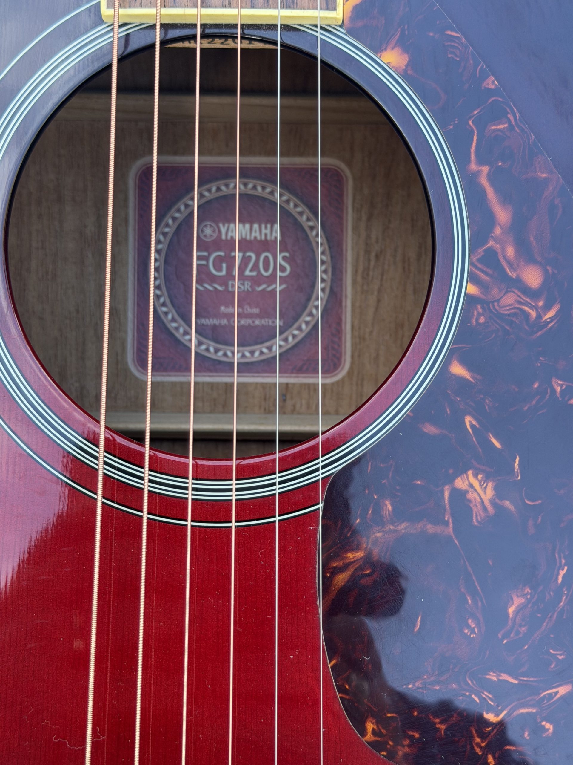 Yamaha FG720S acoustic guitar - Image 4